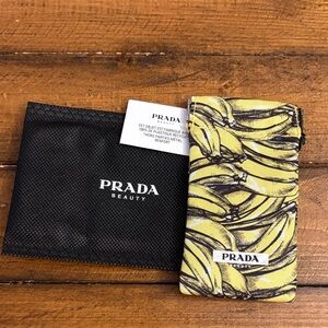 Prada NEW Women Lipstick Case Banana w/ Packaging & Tag LIMITED EDITION
